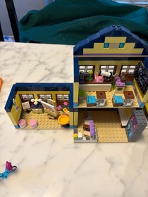 Lego Friends, 41005, High School, added 3184 and 41008, swimming pool
