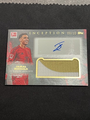 Topps Bundesliga Inception 24/25 Jamal Musiala Match Worn Relic Auto /10