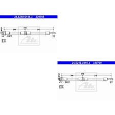 Flexible de frein Mitsubishi SPACE STAR