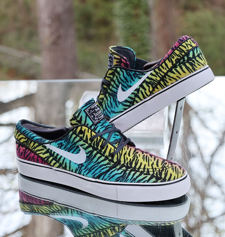 NIKE スニーカー 27cm Nike Zoom Stefan Janoski Canvas Tiger Pack Men's Size 10 Custom