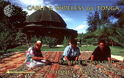 TONGA - Cable and Wireless Telefonkarte