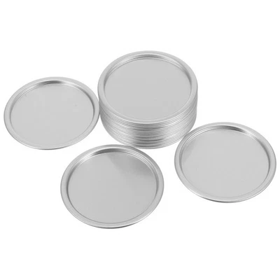 20 PCS Couvercles De Bocaux Conserve À Large Ouverture Fournitures Mise En - Photo 1/4