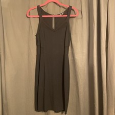 Express Cocktail, Club Dress With Sheer Panels, Visible Zipper Size 8