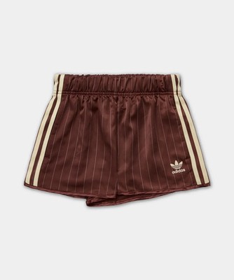 NWT adidas Originals Pinstripe Satin Shorts Women's Pants AsiaFit KC4236, KC4235