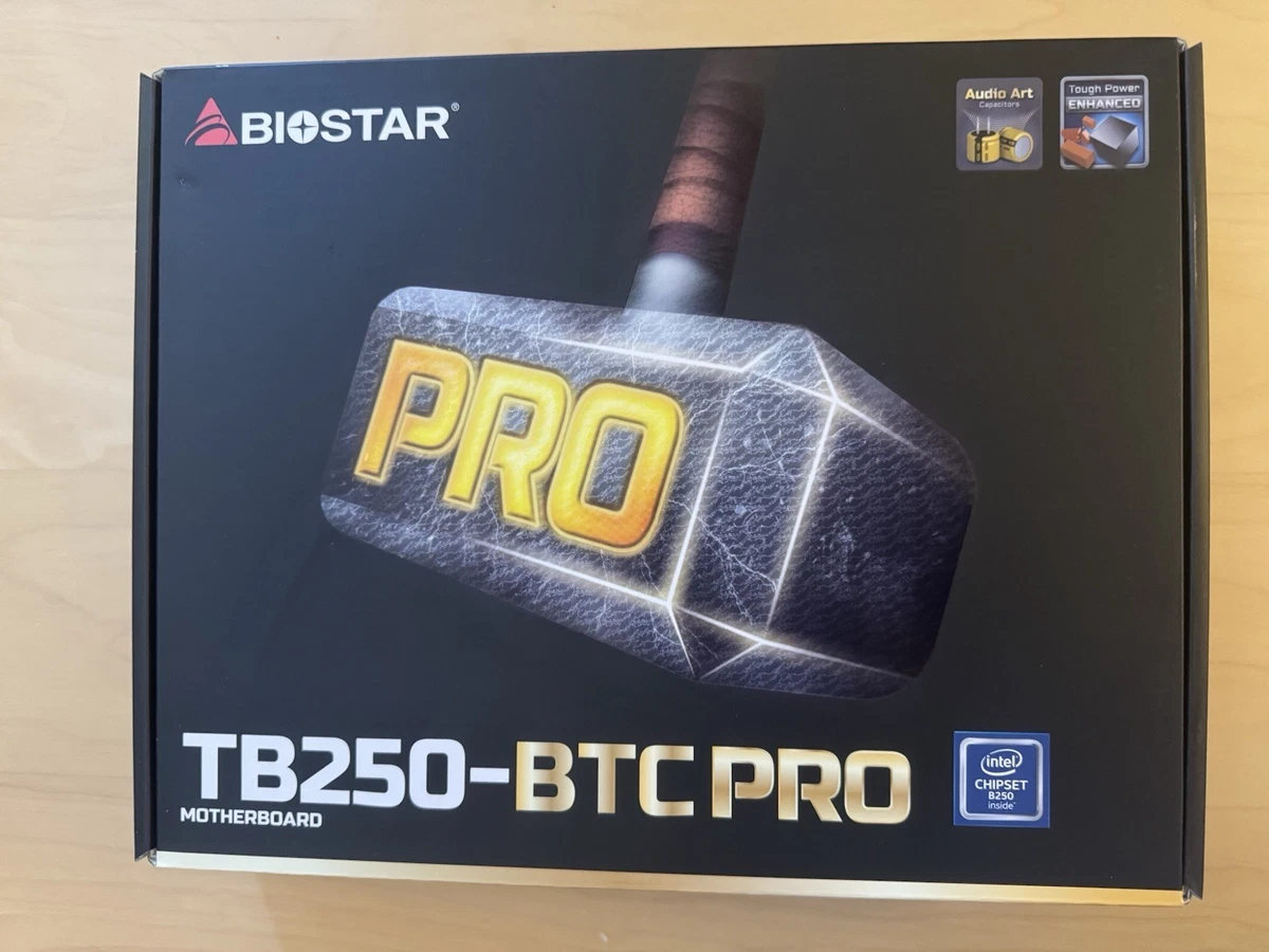未使用BIOSTAR ATXマザーボード TB250-BTC+ biostar tb250 BIOSTAR TB250-BTC+ 未使用