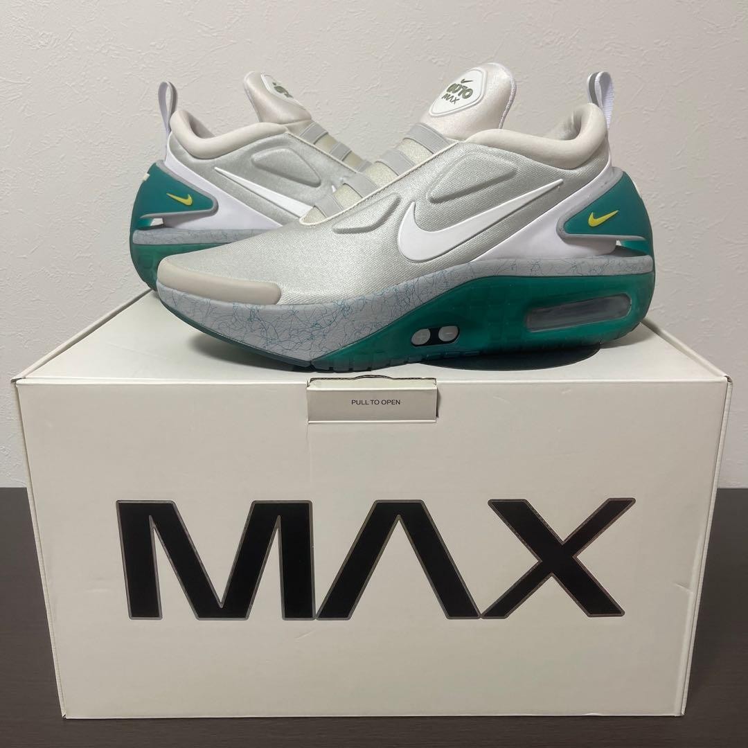 Men 12.0US Nike Adapt Auto Max Jetstream White Mint Original 