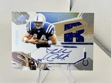 Dallas Clark Rookie Jersey Auto 2003 Upper Deck SPx RC /1100 Indianapolis Colts