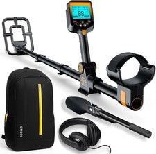 Metal Detector for Adults Waterproof - 2000mAh Chargeable Professional Cordless