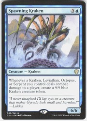 Spawning Kraken #33 Commander 2021 Rare