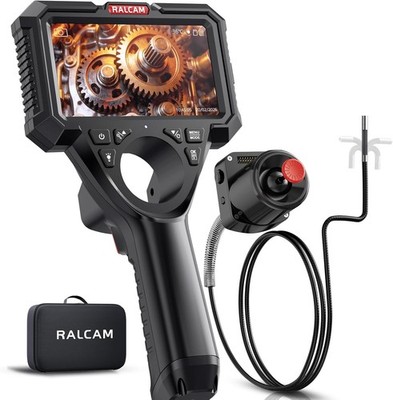 Ralcam Joystick 5'' Endoscope Camera 6.2mm Inspection Camera 360° Borescope