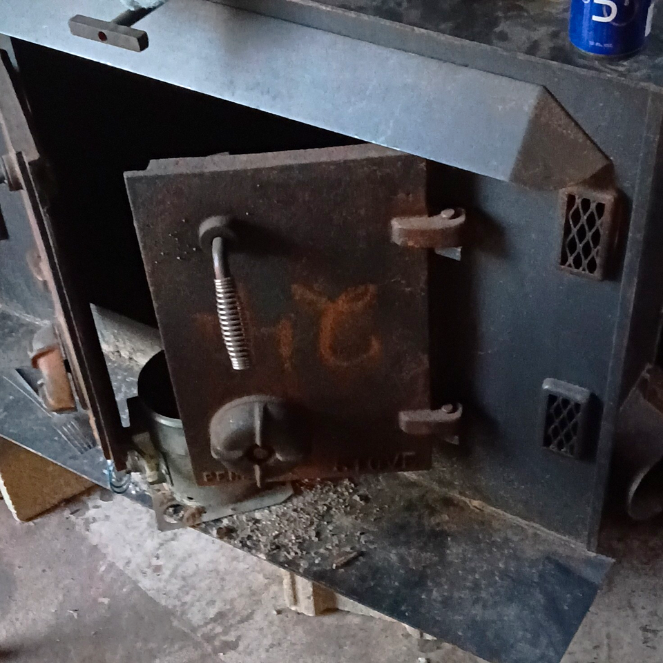 Black Metal Free Standing Woodstove, Wood Fuel Heating Stove | eBay