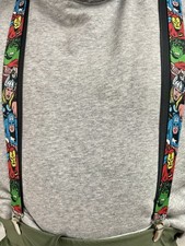 Buckle-Down Men's Suspenders-Marvel Superhero Comic Thor Iron Man Cpt America