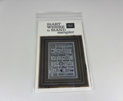 Bent Creek Start Where You Stand Sampler Counted Cross Stitch Pattern 3S