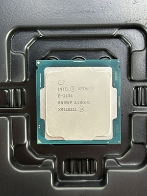 Intel Xeon E-2134 SR3WP 4 Core 8 Thread 3.5GHz 8MB L3 71W LGA1151 Processor CPU