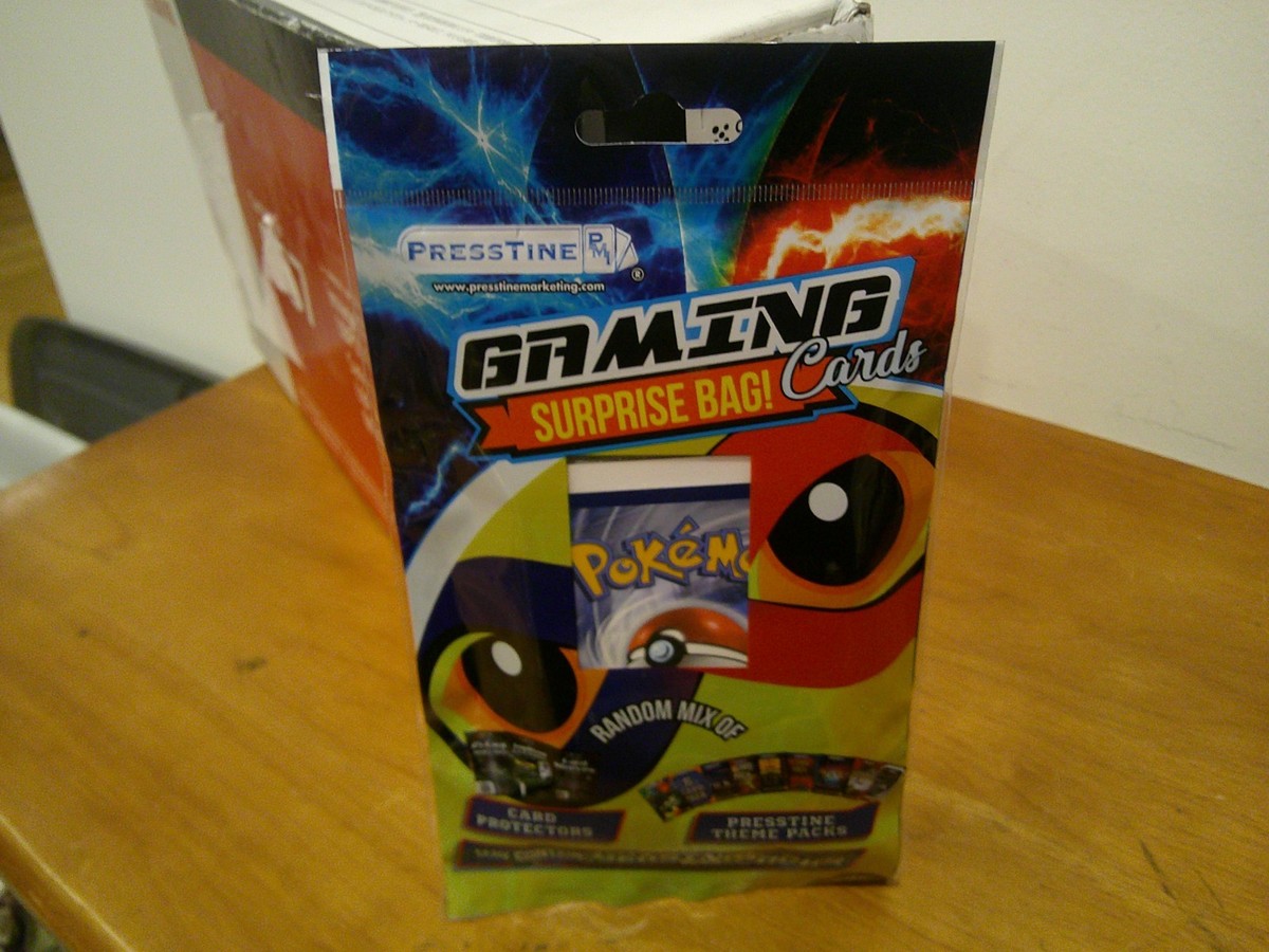 Presstine Pokemon Surprise Bag Trading Cards Mystery Pack