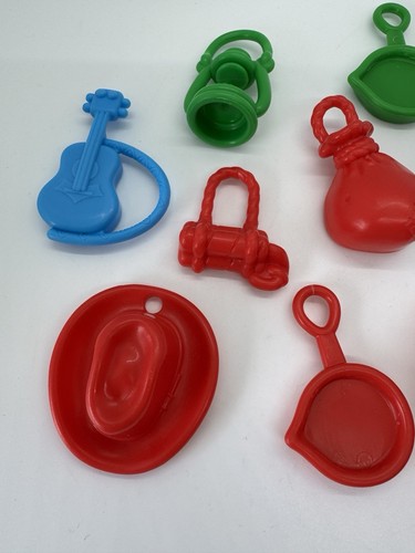 Buckaroo Game Replacement Parts Lot of 12 Pieces Hasbro Incomplete Set ...