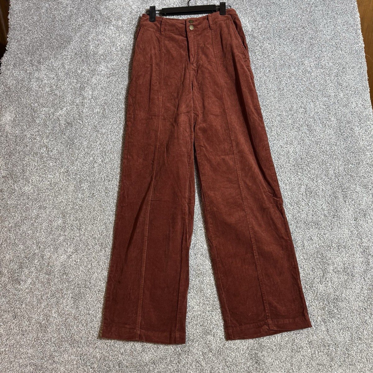Wide Leg Corduroy Pants 70s Knox Rose Pants Women Size Corduroy