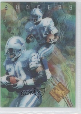 1996 Collector's Edge Advantage Video 1246/2000 Barry Sanders #V18 HOF 3b9
