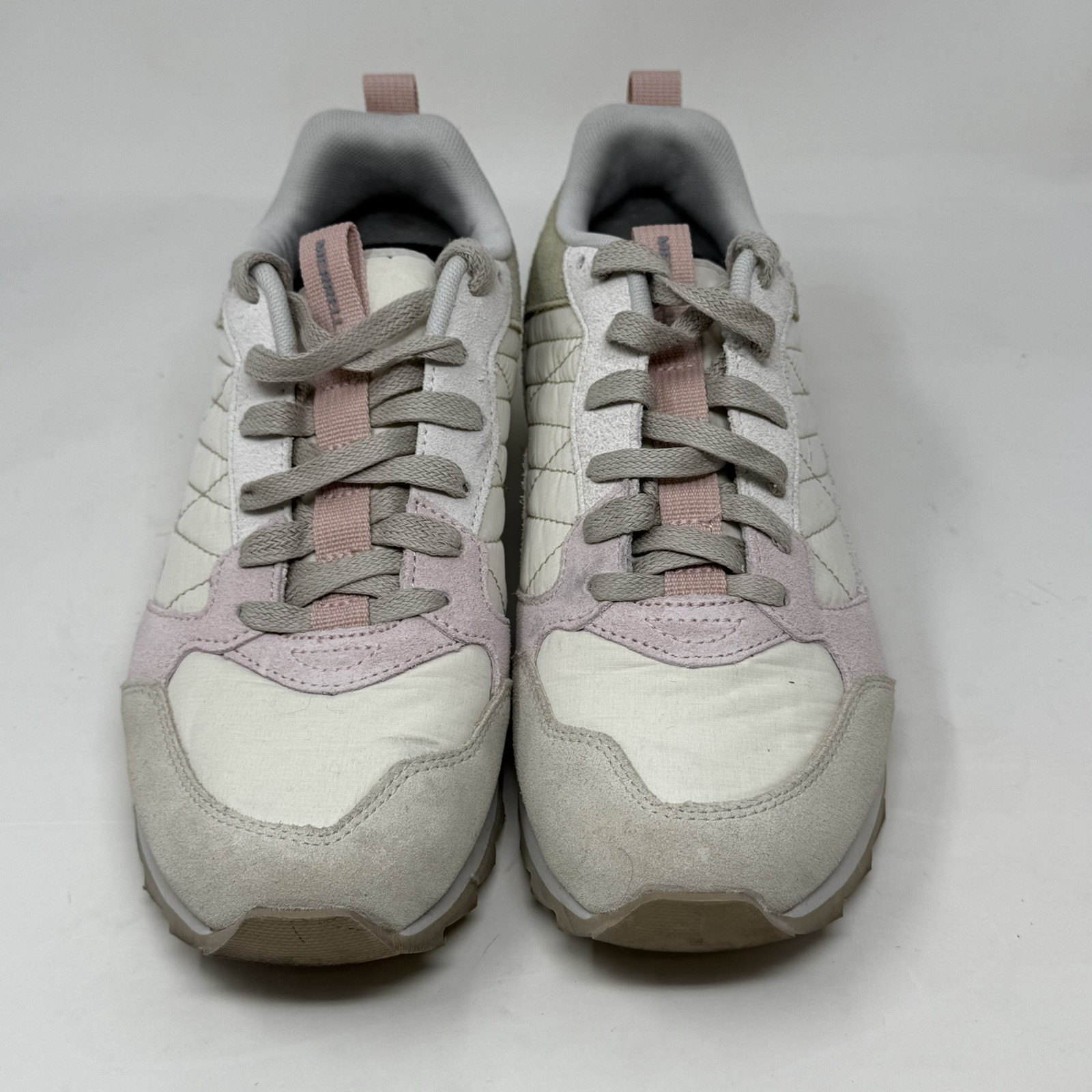 Merrell Alpine Shoes Donna 8.5 Oyster Bianco Rosa Sneakers Trail stringate