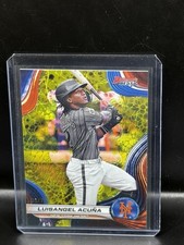 2024 Bowman's Best Top Prospects Yellow Lazer Refractor /75 Luisangel Acuna