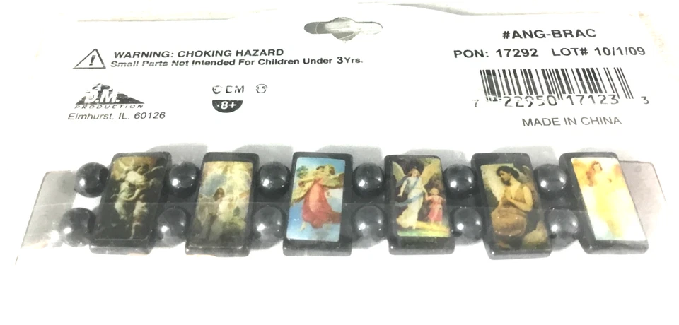 Pulsera elástica ángeles inspiradores hematita genuina nueva Foto 2 de 2