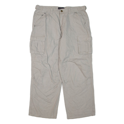 NEW ROADS Cargo Herrenhose Grau Regular Straight W34 L28