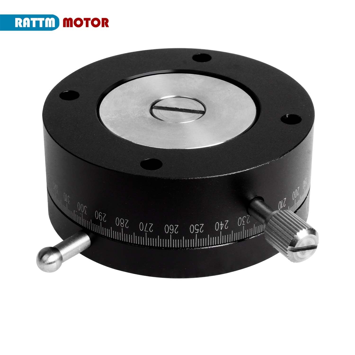 US SHIP】REG60 R Axis Rotary Sliding Table 360° Manual Rotation Stage Dia-60mm