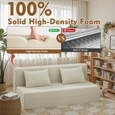 Convertible Folding Sofa Bed Folding Couch Living Room Pillow Floor Sofa 60''