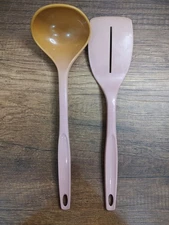 Vtg FOLEY Nylon Spatula 1 Slot 12” Turner Flipper Mauve Ladle Soup Server U62