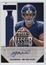 2013 Panini Playbook Signatures Blue 22/25 Ryan Nassib #181 Auto pn1