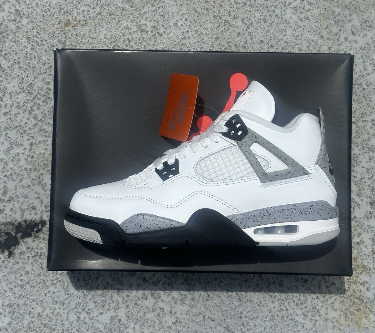 Air Jordan 4 Retro OG 2025 “White Cement” Size 7Y IB4171-100