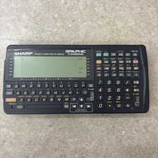 SHARP Pocket Computer PC G850VS Vintage Function Calculator Tested Used