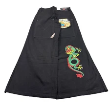 Jnco Style Baggy Jeans Men 34x32 Y2K Grunge Wide 14 Leg Opening Pipes Skater 90s