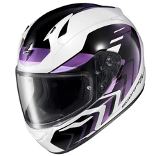 Scorpion EXO-R320 Motorcycle Helmet Alchemy White/Purple 2XL WAS $119.95