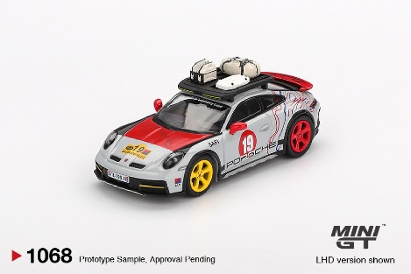 MINI GT 1/64 PORSCHE 911 DAKAR UNCLE RALLY (LHD) MGT01068-L