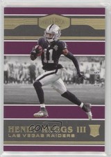 2020 Panini Plates & Patches Rookies Purple 21/35 Henry Ruggs III #163 06on