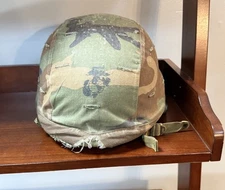 Made With Kevlar~Helmet With Camouflage Cover~LARGE~L4~See Pictures