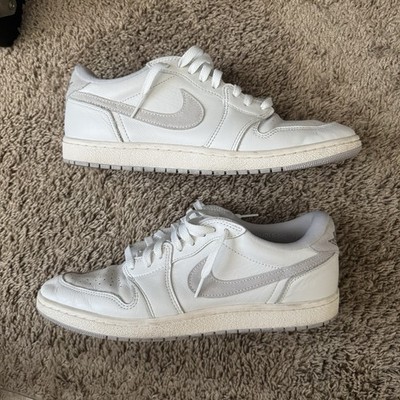 Air Jordan 1 Men's Size 12 Neutral Grey Retro Low '85 Sneakers FB9933-100