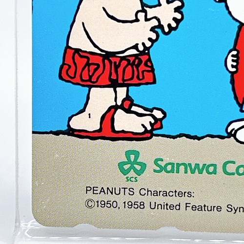 Snoopy Charlie Brown Charles M. Schulz NTT telephone card Anime Japan Limited - Picture 4 of 10