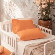 2 Microfiber Toddler Pillowcases Super Soft Cozy Envelope Zipper Closure