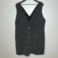 Shein Women's Black And White Tweed Dress Size 3X