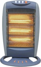 Image of 1200W Portable Electric Halogen Quartz Heater Instant Heat 3 Bars Free Standing