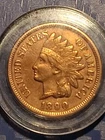 1890 Indian Head Penny Small Cent With Liberty & Diamonds ~  A Must Have.