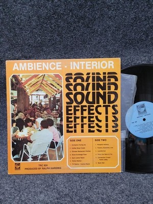 Vintage Ambience Interior Sound Effects Vinyl LP Total Records 1982 TRC 924