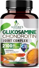 Glucosamine Chondroitin Turmeric MSM Triple Strength Joint Support 2100mg