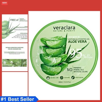 Soothing Moisture Aloe Vera Gel 95 Percent Purity Korean Cosmetics Face After