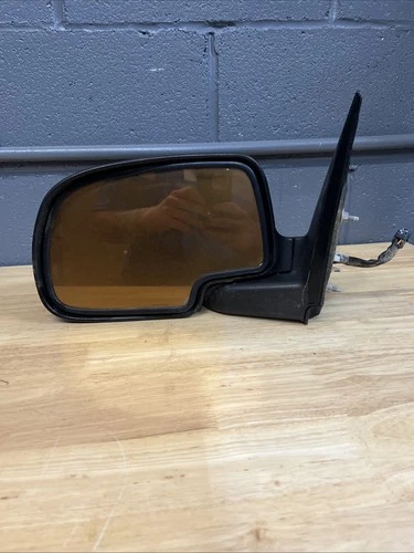 00-02 CHEVROLET TAHOE DRIVER LH SIDE VIEW POWER AMBER DOOR MIRROR