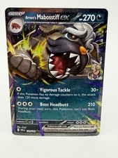 Arven's Mabosstiff Ex 139/182 Destined Rivals Pokemon