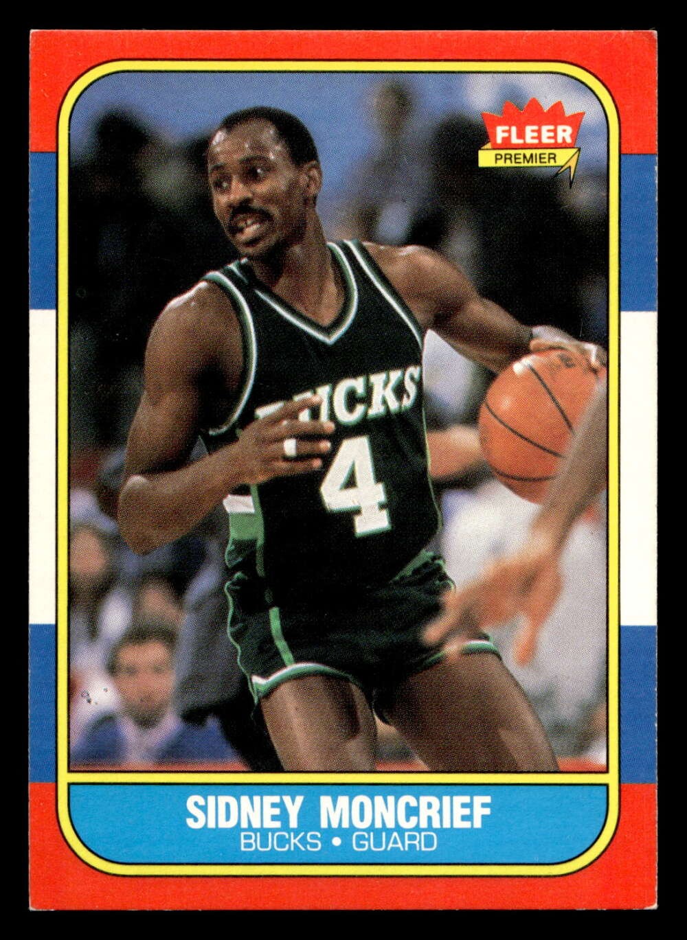 1986-87 Fleer #75 Sidney Moncrief Excellent+ Bucks Basketball ID: 508845