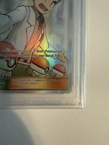 2019 Pokemon Cosmic Eclipse Professor Oak's Setup Full Art Trainer #233 PSA 10! - Bild 4 von 10